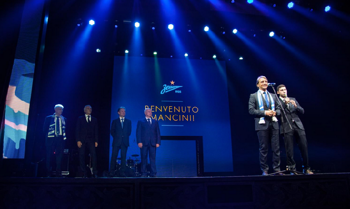 Oficjalna prezentacja Roberto Manciniego w Zenicie.